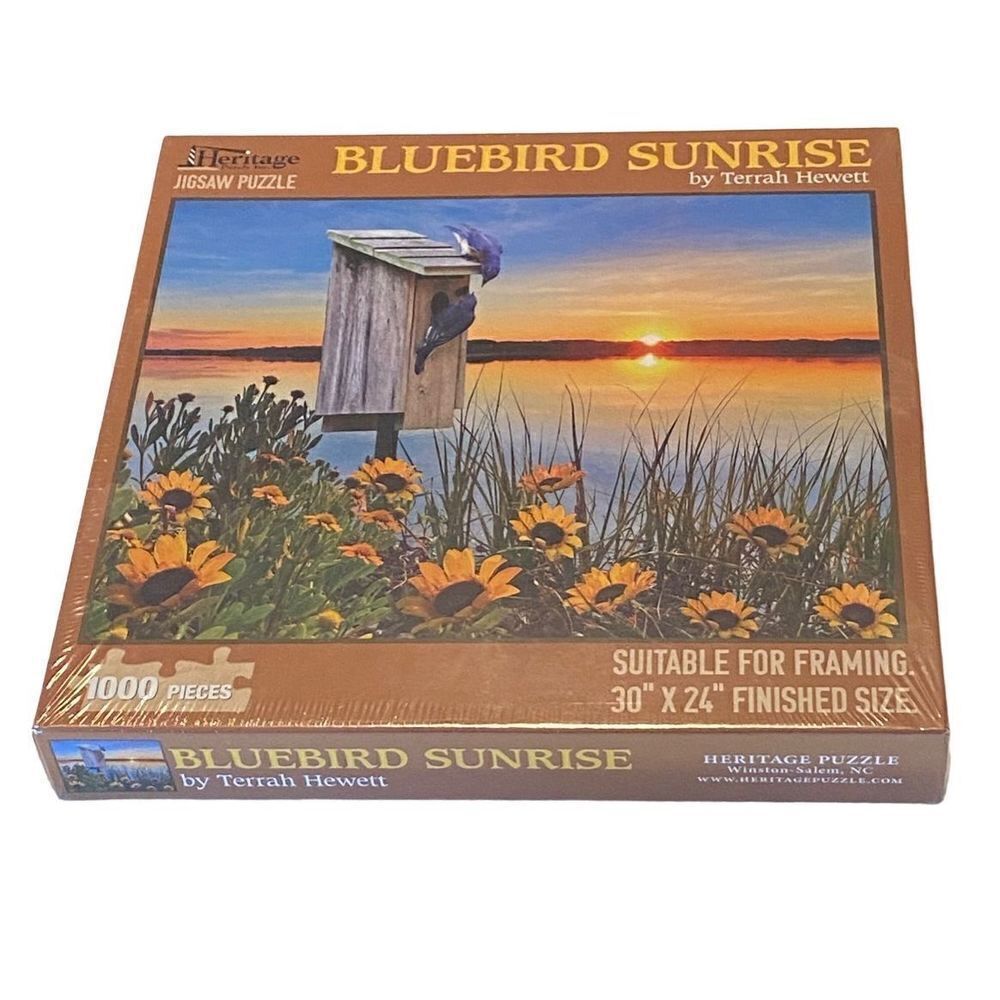 Bluebird Sunrise 1000pc Heritage Puzzle Winston-Salem, NC - New
